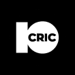 10Cric Logo. White text, black background